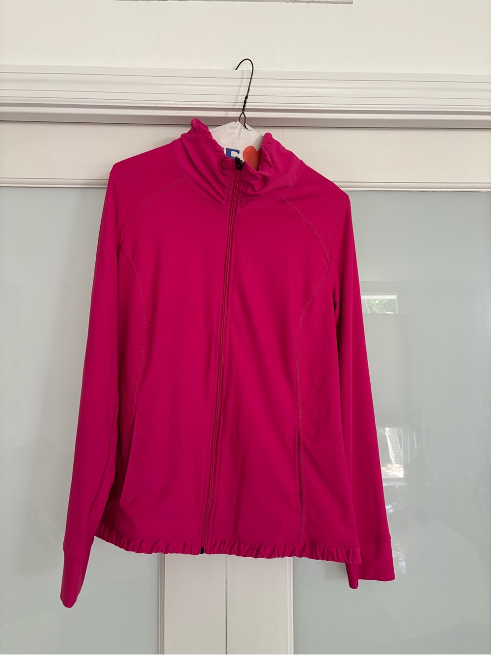 Xersion Hot Pink Full-Zip Utility Jacket